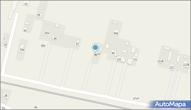 Czerwonka-Parcel, Czerwonka-Parcel, 98, mapa Czerwonka-Parcel