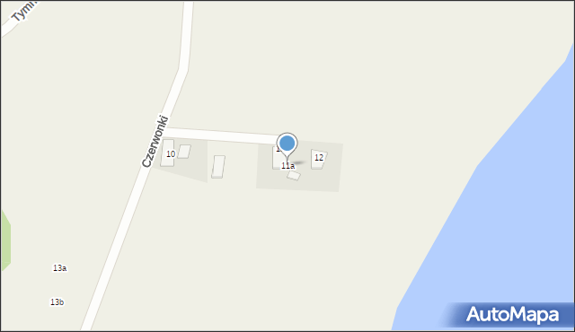 Czerwonki, Czerwonki, 11a, mapa Czerwonki