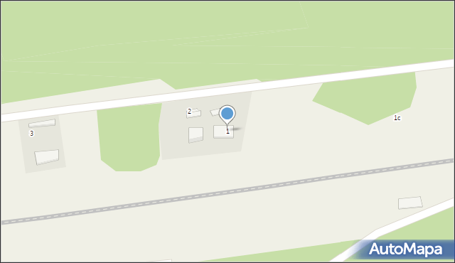 Czerwony Bór, Czerwony Bór, 1, mapa Czerwony Bór