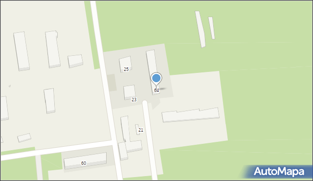 Czerwony Bór, Czerwony Bór, 64, mapa Czerwony Bór