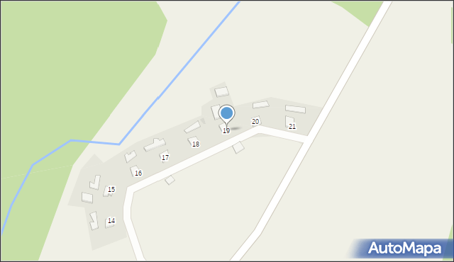 Czerwony Dwór, Czerwony Dwór, 19, mapa Czerwony Dwór