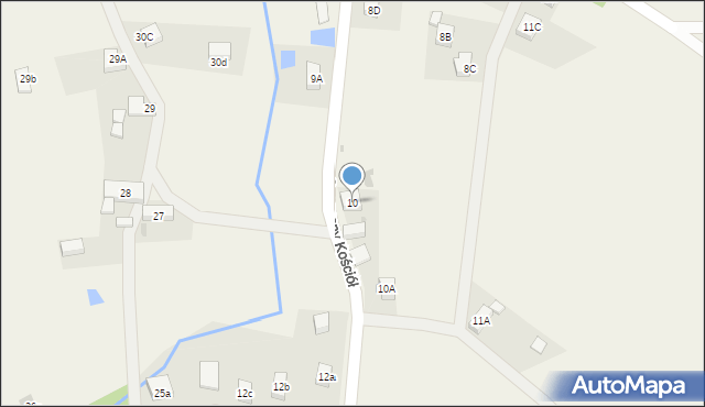 Czerwony Kościół, Czerwony Kościół, 10, mapa Czerwony Kościół