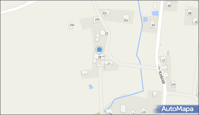 Czerwony Kościół, Czerwony Kościół, 28, mapa Czerwony Kościół