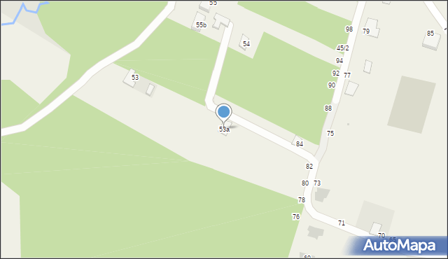Czerwony Most, Czerwony Most, 53a, mapa Czerwony Most
