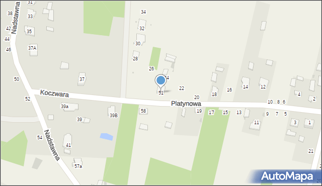 Czerwony Most, Czerwony Most, 59, mapa Czerwony Most