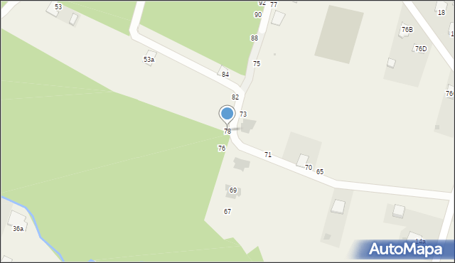 Czerwony Most, Czerwony Most, 78, mapa Czerwony Most