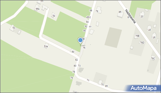 Czerwony Most, Czerwony Most, 86, mapa Czerwony Most