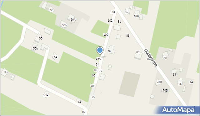 Czerwony Most, Czerwony Most, 96, mapa Czerwony Most