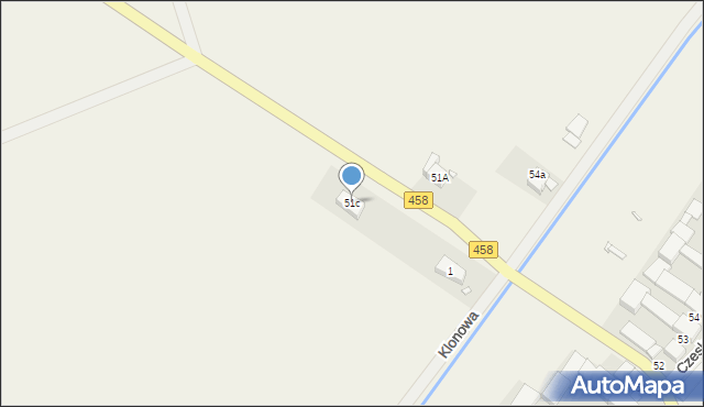 Czeska Wieś, Czeska Wieś, 51c, mapa Czeska Wieś