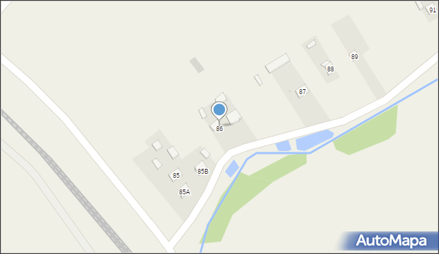 Czesławice, Czesławice, 86a, mapa Czesławice
