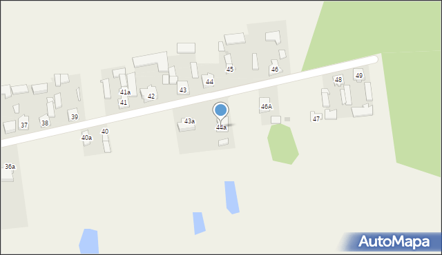 Czestków A, Czestków A, 44a, mapa Czestków A