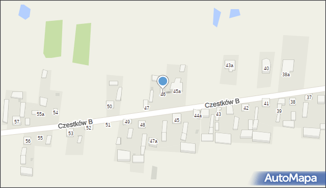 Czestków B, Czestków B, 46, mapa Czestków B
