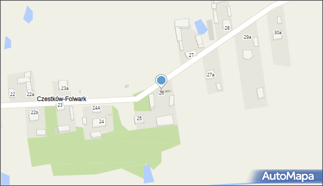 Czestków F, Czestków F, 26, mapa Czestków F