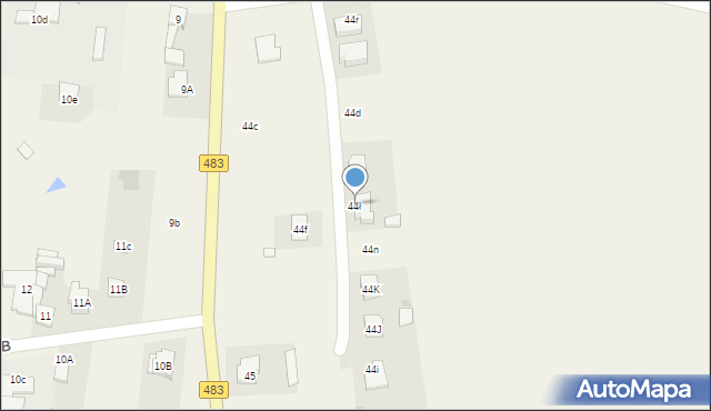 Czestków F, Czestków F, 44ł, mapa Czestków F