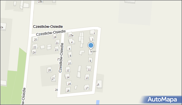 Czestków-Osiedle, Czestków-Osiedle, 7, mapa Czestków-Osiedle