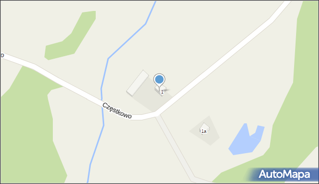 Częstkowo, Częstkowo, 39, mapa Częstkowo