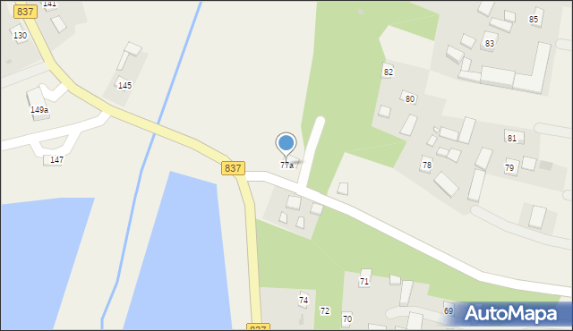 Częstoborowice, Częstoborowice, 77a, mapa Częstoborowice
