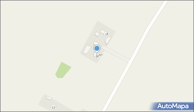 Częstoniew-Kolonia, Częstoniew-Kolonia, 14, mapa Częstoniew-Kolonia