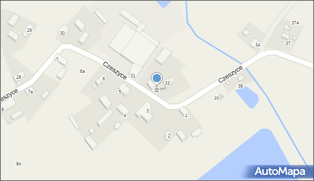 Czeszyce, Czeszyce, 32, mapa Czeszyce