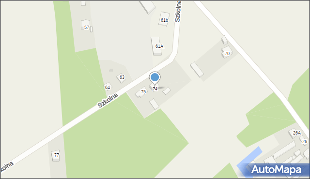 Człekówka, Człekówka, 74, mapa Człekówka