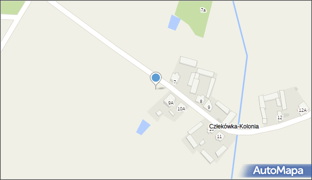 Człekówka, Człekówka, 9b, mapa Człekówka