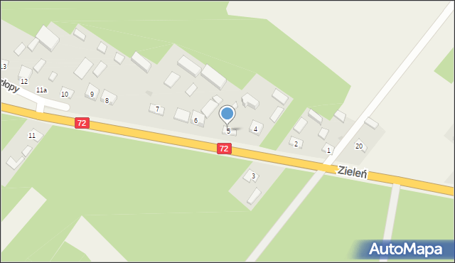 Człopy, Człopy, 5, mapa Człopy