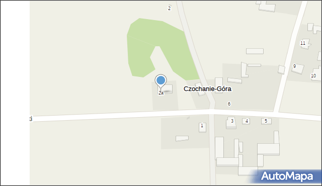 Czochanie-Góra, Czochanie-Góra, 2a, mapa Czochanie-Góra