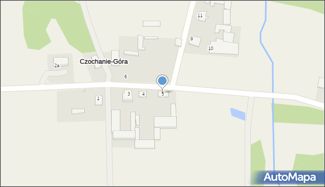 Czochanie-Góra, Czochanie-Góra, 5, mapa Czochanie-Góra