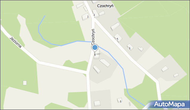 Czochryń, Czochryń, 8, mapa Czochryń