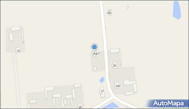 Czołna, Czołna, 27a, mapa Czołna