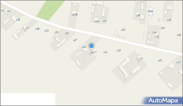 Czółna, Czółna, 123, mapa Czółna