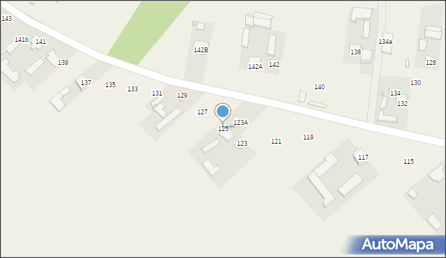 Czółna, Czółna, 125, mapa Czółna