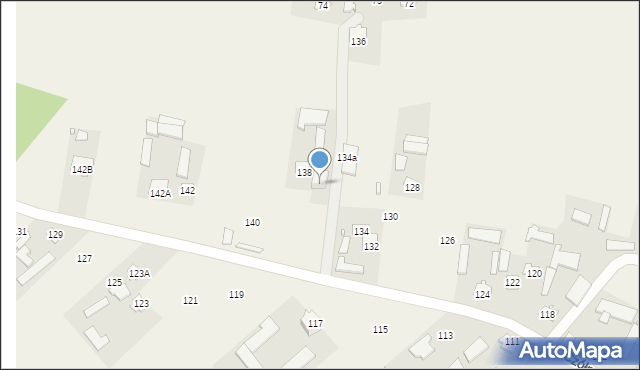 Czółna, Czółna, 138A, mapa Czółna