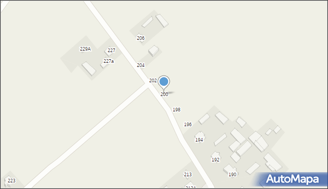 Czółna, Czółna, 200, mapa Czółna