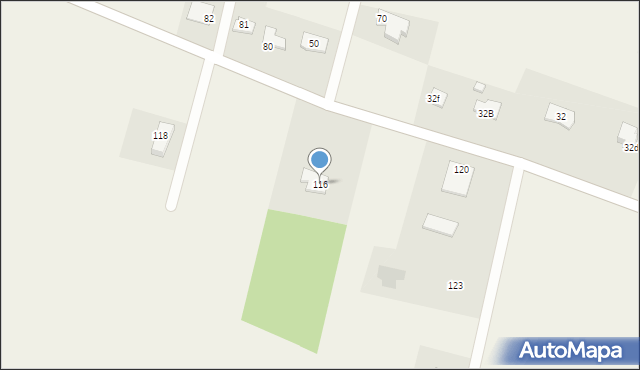 Czołowo, Czołowo, 116, mapa Czołowo