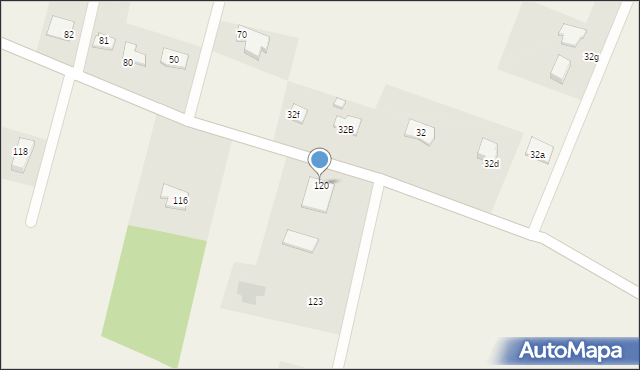 Czołowo, Czołowo, 120, mapa Czołowo