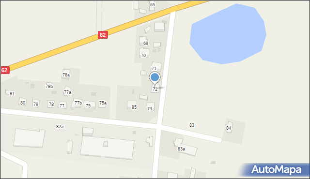 Czołowo, Czołowo, 72, mapa Czołowo