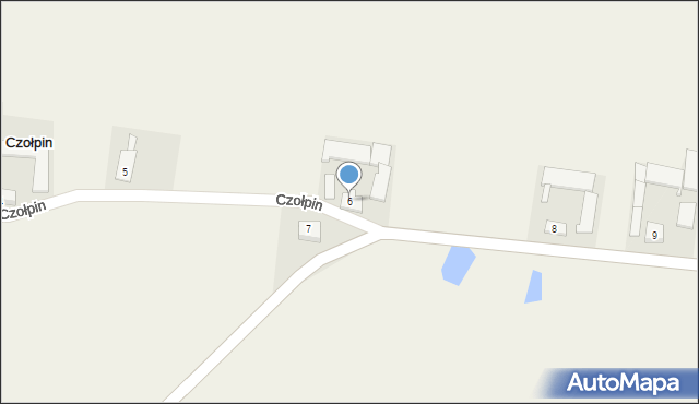 Czołpin, Czołpin, 6, mapa Czołpin