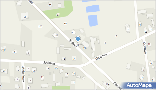 Czosnówka, Czosnówka, 76, mapa Czosnówka