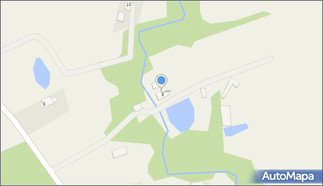 Czosnowo, Czosnowo, 8a, mapa Czosnowo