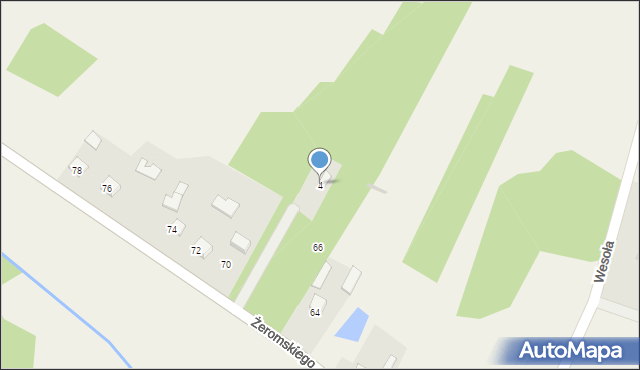 Czostków, Czostków, 4, mapa Czostków