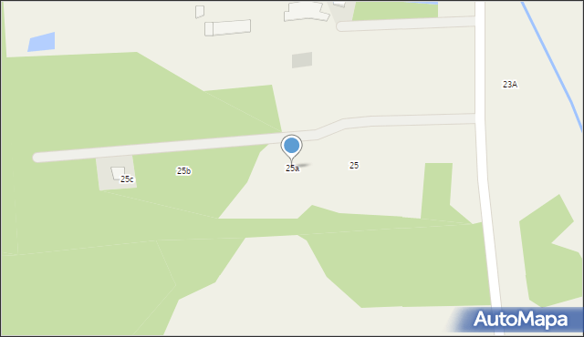 Czubajowizna, Czubajowizna, 25a, mapa Czubajowizna