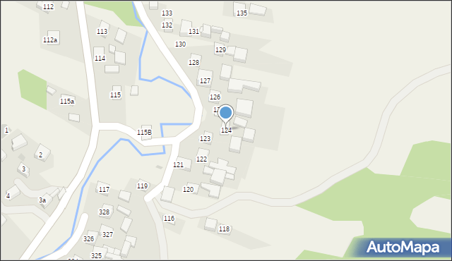 Czubrowice, Czubrowice, 124, mapa Czubrowice