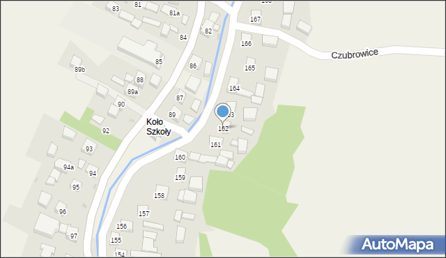 Czubrowice, Czubrowice, 162, mapa Czubrowice