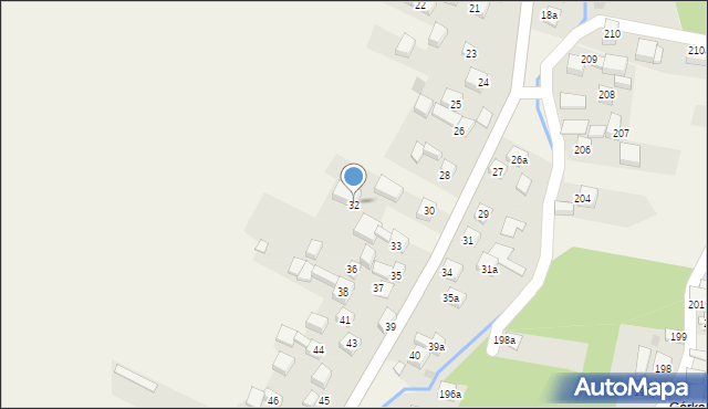 Czubrowice, Czubrowice, 32, mapa Czubrowice