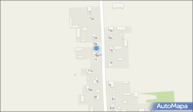 Czułczyce, Czułczyce, 75a, mapa Czułczyce