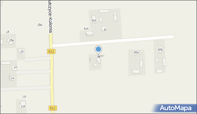 Czułczyce-Kolonia, Czułczyce-Kolonia, 39, mapa Czułczyce-Kolonia