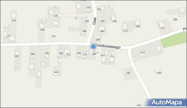 Czułów, Czułów, 106, mapa Czułów