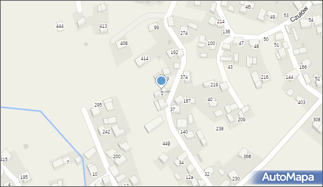 Czułów, Czułów, 2, mapa Czułów