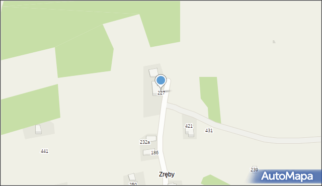 Czułów, Czułów, 227, mapa Czułów